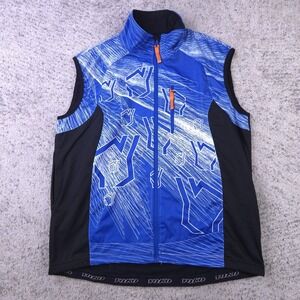 Yoko Cycling Vest Mens Small Windbreaker Softshell Full Zip Finland Jacket EUC